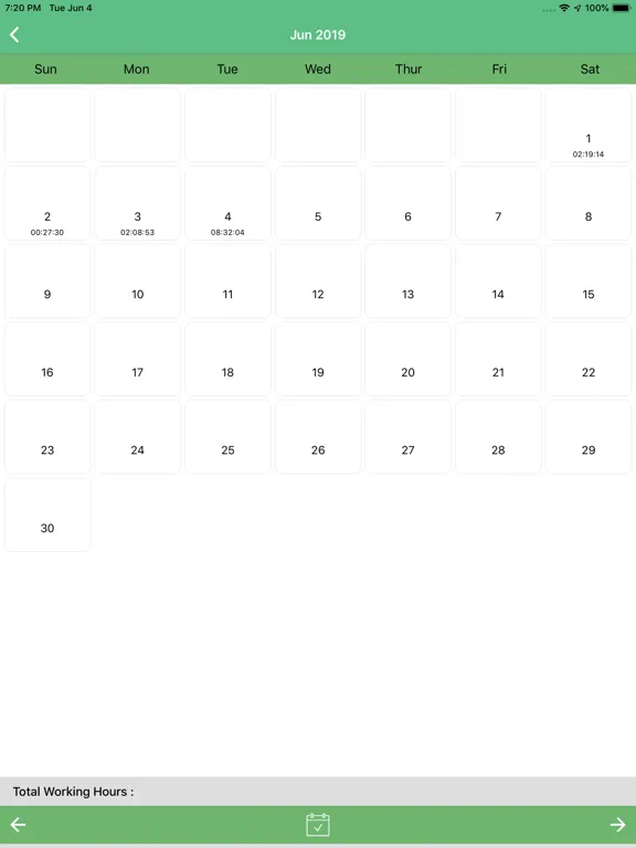 Zrzuty ekranu Time and Attendance iPad 