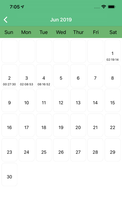 Screenshot di Time and Attendance