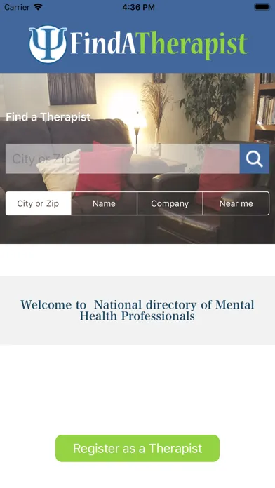 Find a Therapist 스크린샷