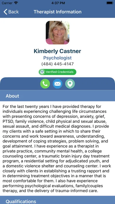 Find a Therapist 스크린샷