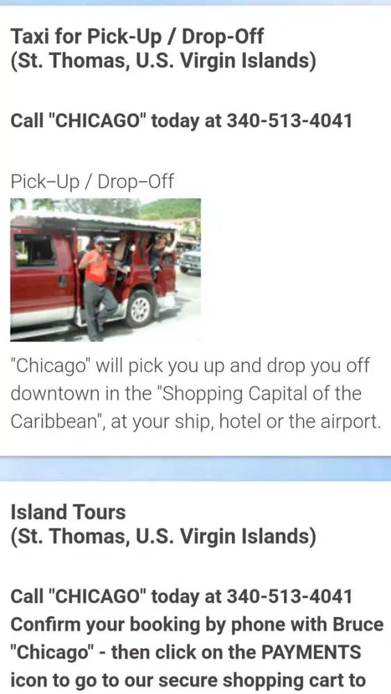 Flamons Taxi and Tours USVI应用截图