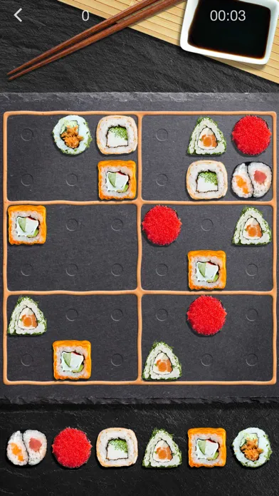 Sudoku Wiz: Scrumptious Sushi应用截图