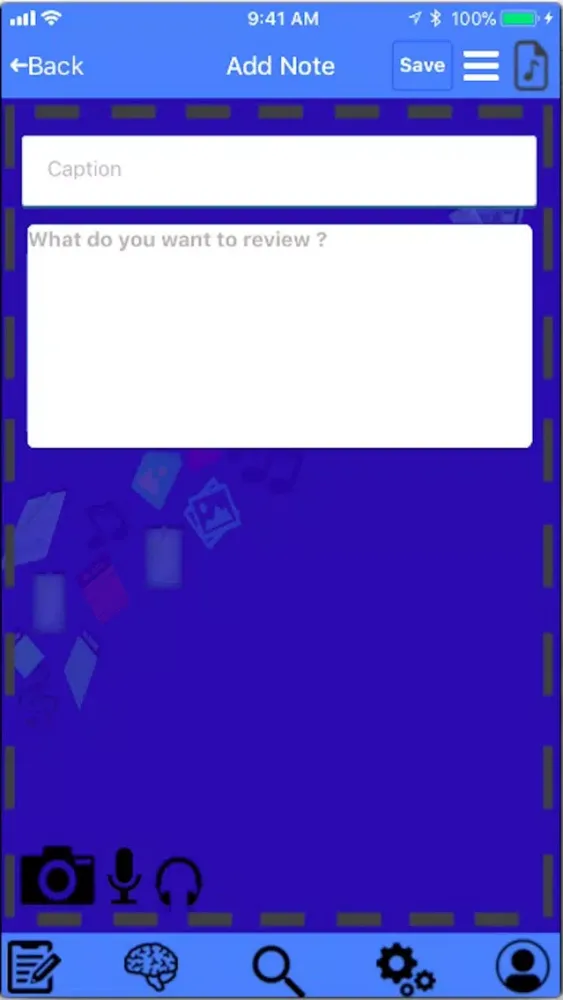 Tangkapan skrin The RemindMe App