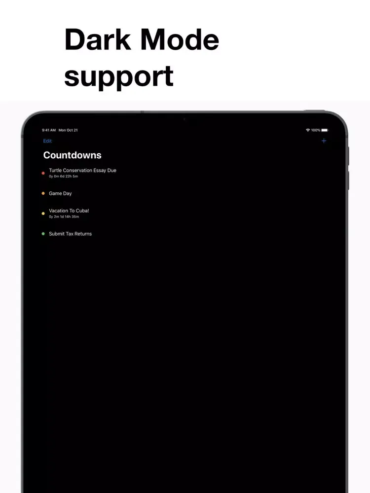 Timeframe iPad  स्क्रीनशॉट