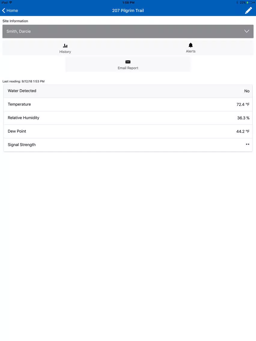 Ultra-Aire Sentry iPad  スクリーンショット