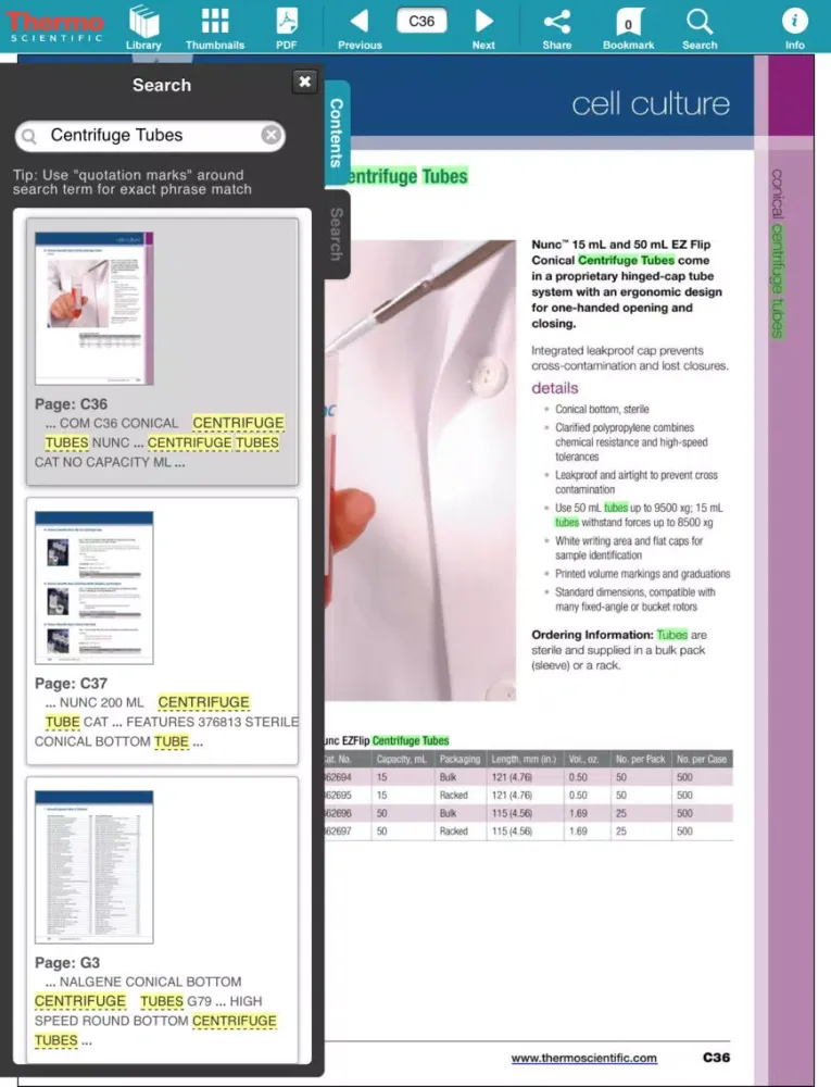 Lab Consumables iPad  स्क्रीनशॉट