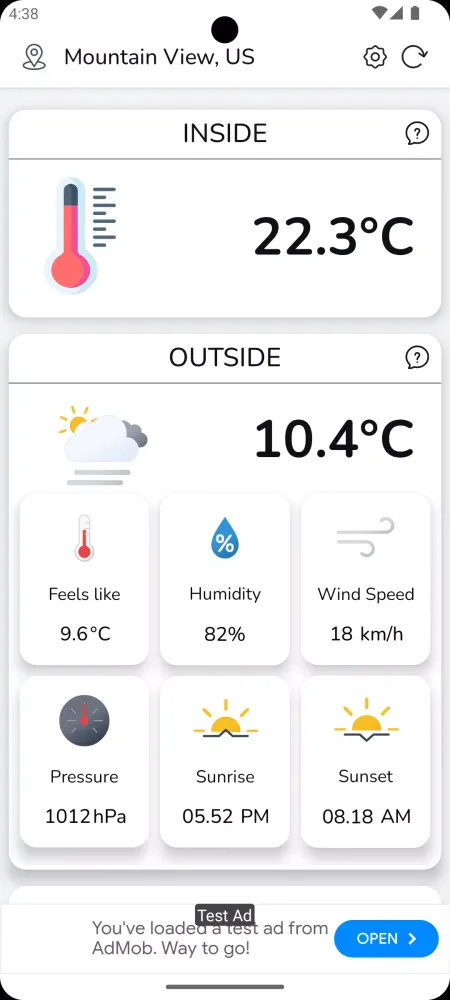 Capturas de pantalla de Accurate Indoor Thermometer