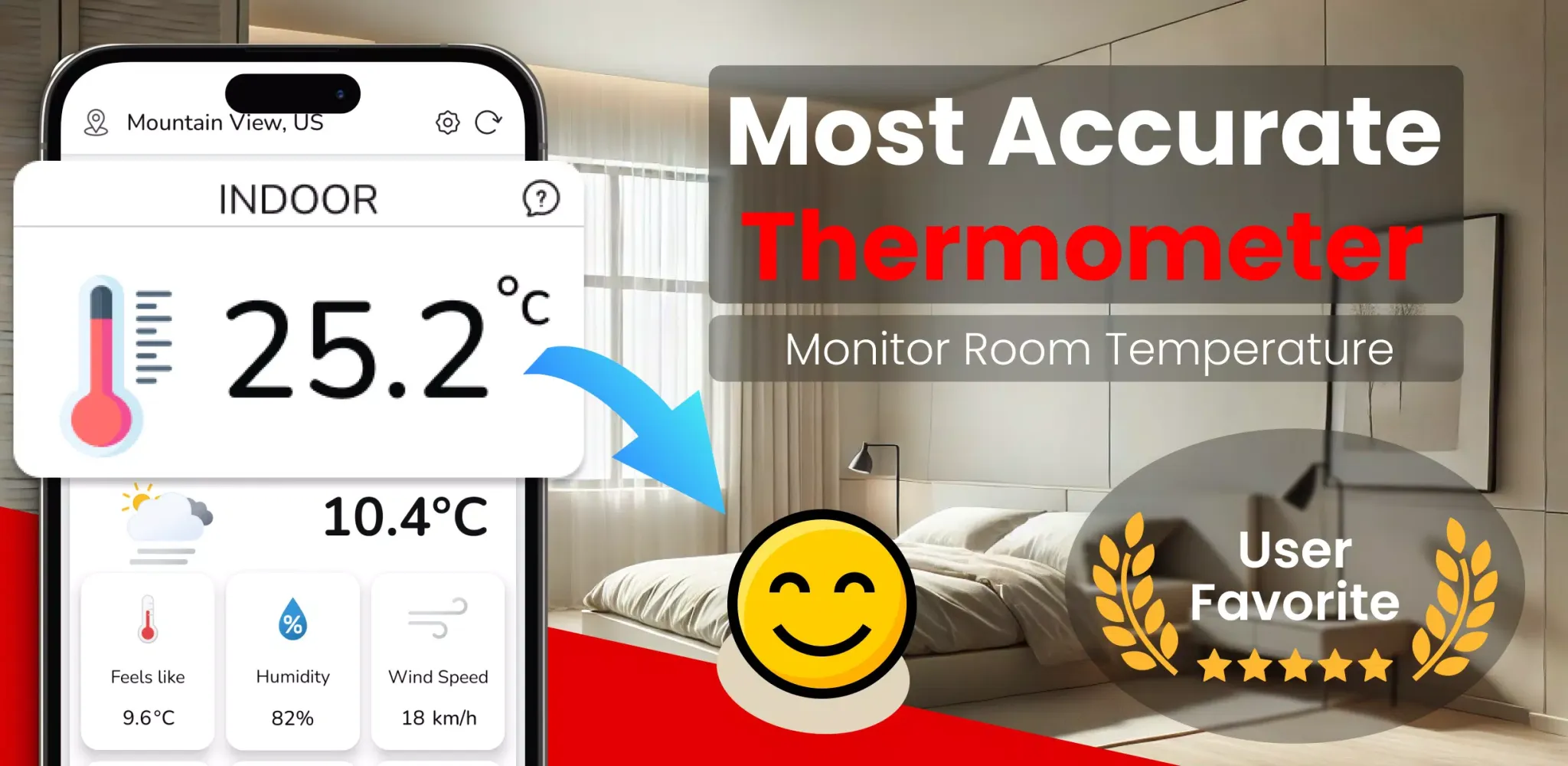 Capturas de pantalla de Accurate Indoor Thermometer