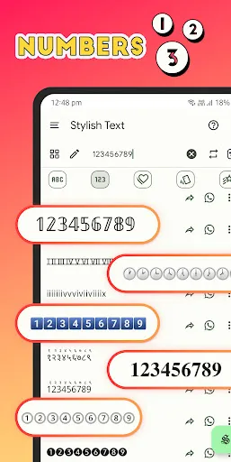 Screenshot di Stylish Text - Fonts Keyboard