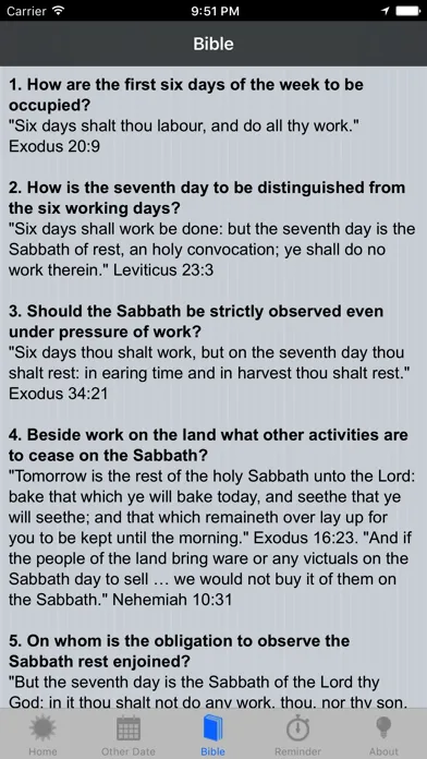 The Sabbath App স্ক্রিনশট