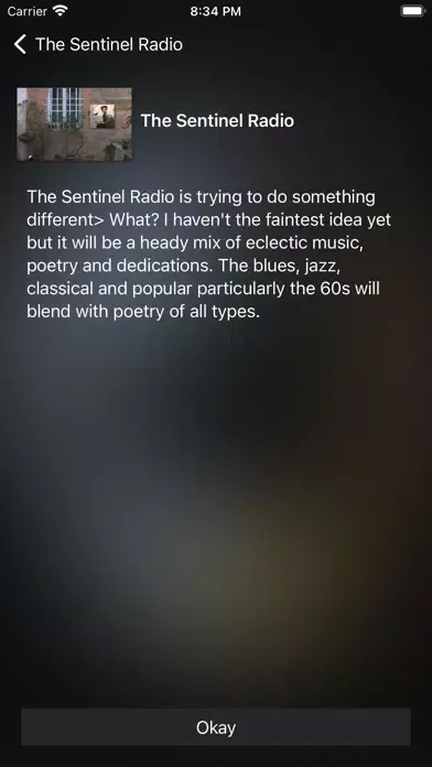 The Sentinel Radio Screenshots