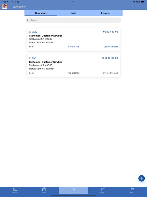 Zrzuty ekranu AUM-Servino iPad 