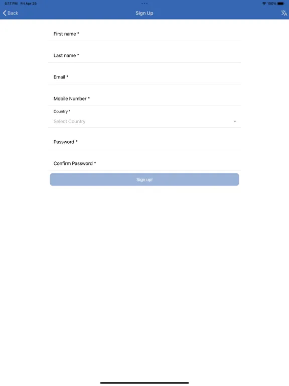 Zrzuty ekranu AUM-Servino iPad 