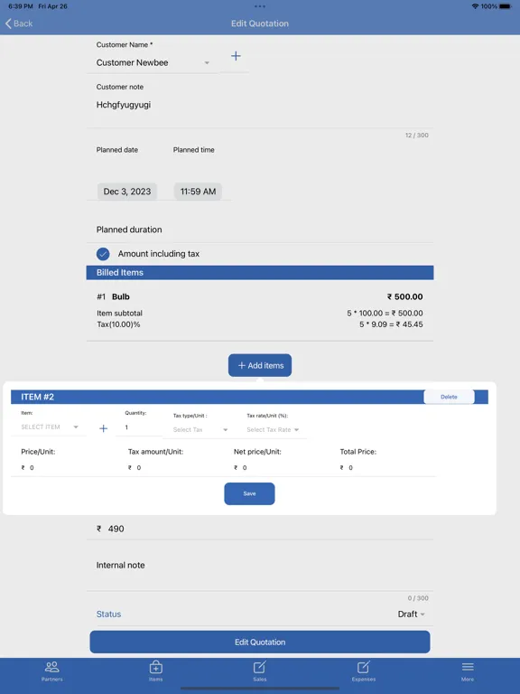 Zrzuty ekranu AUM-Servino iPad 