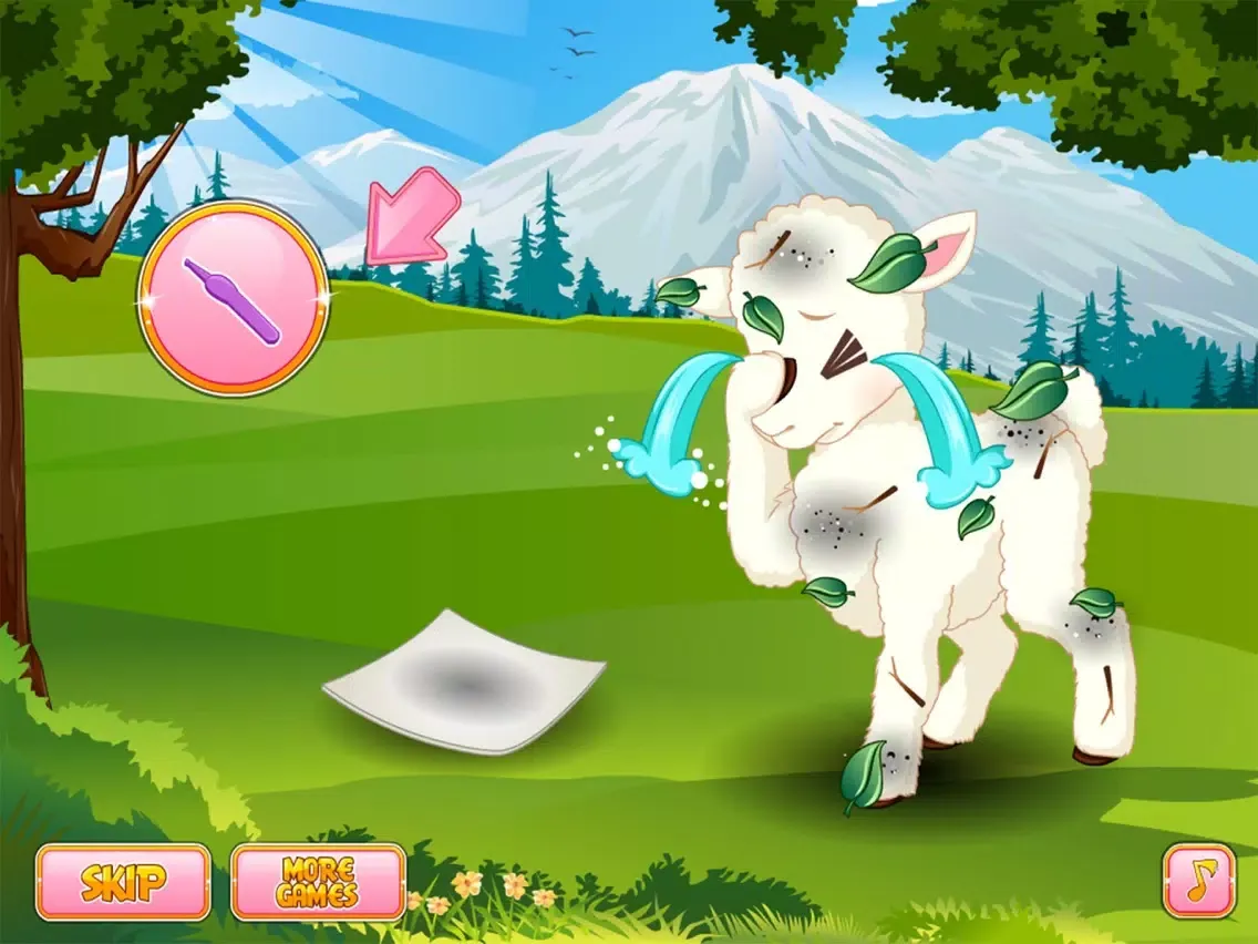 Capturas de tela do The Sheep Dress up in farm free games for girls iPad 