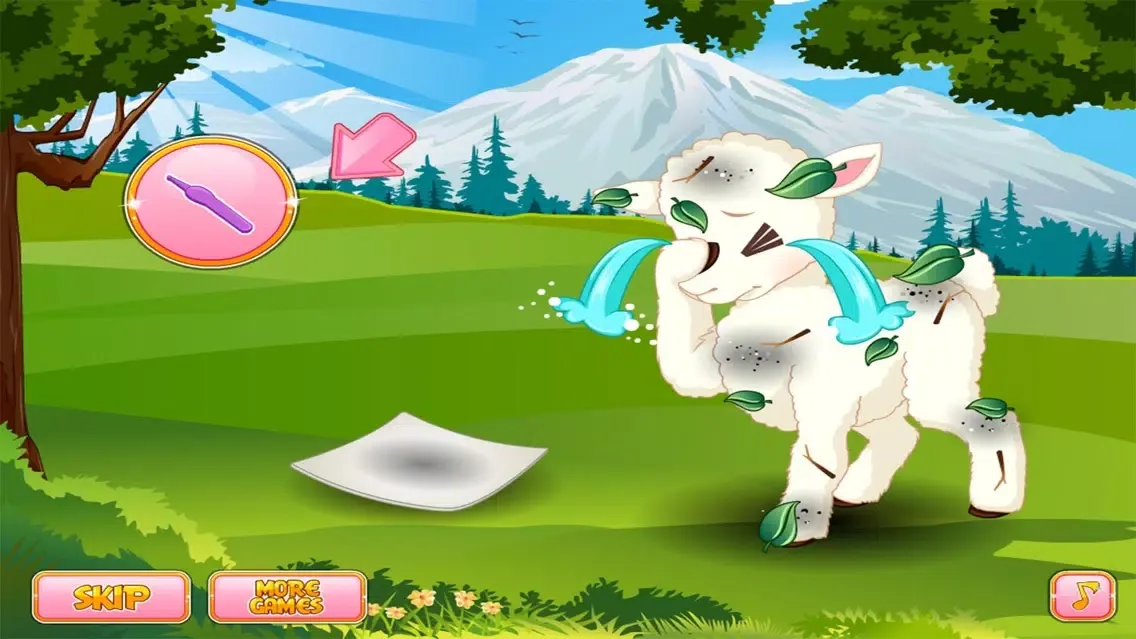 Capturas de tela do The Sheep Dress up in farm free games for girls