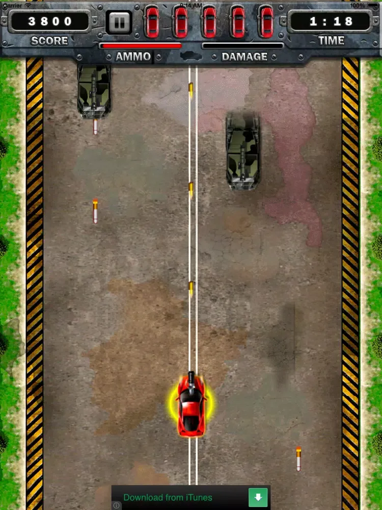 The Shooting Car Race iPad 应用截图