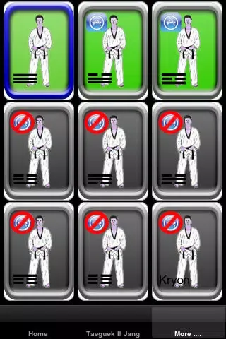 Capturas de tela do Taekwondo Personal Trainer