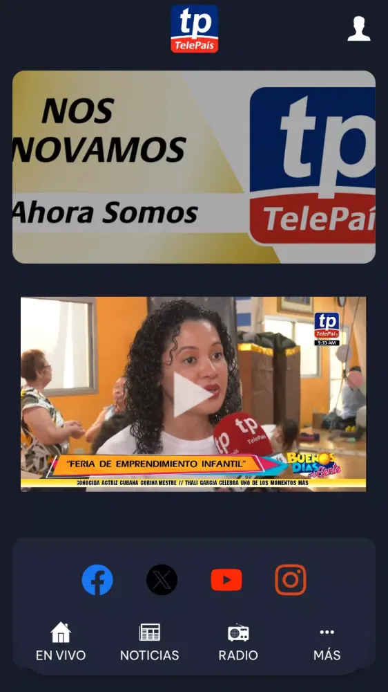 Zrzuty ekranu TelePaís Honduras