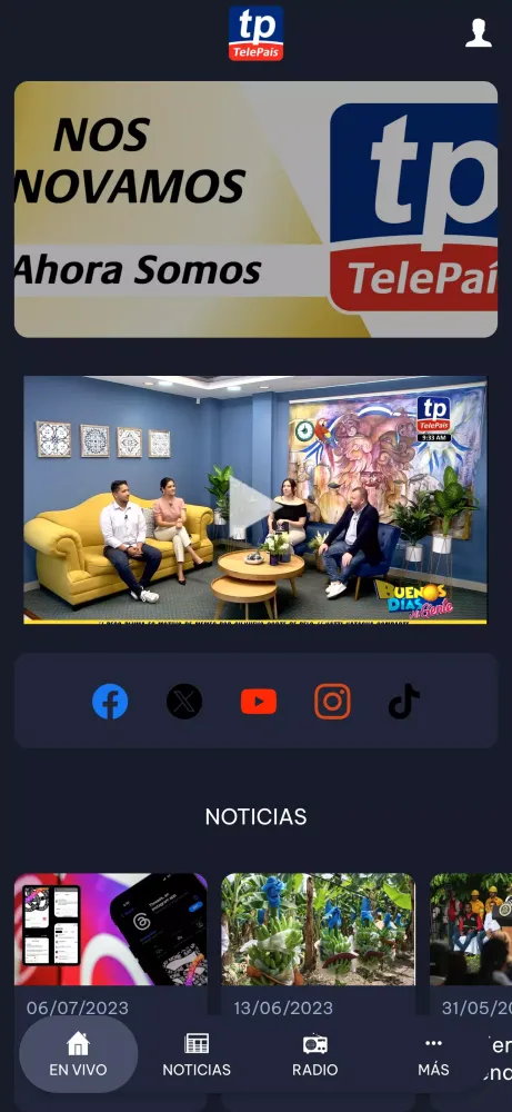 Zrzuty ekranu TelePaís Honduras