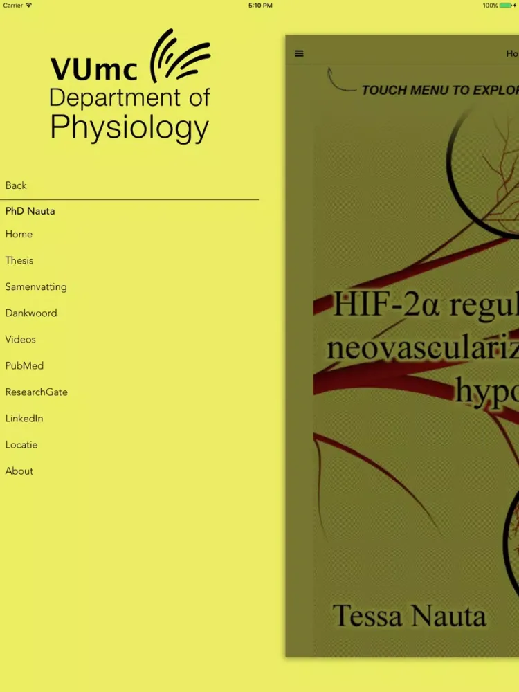 Скриншоты PhD Nauta iPad 