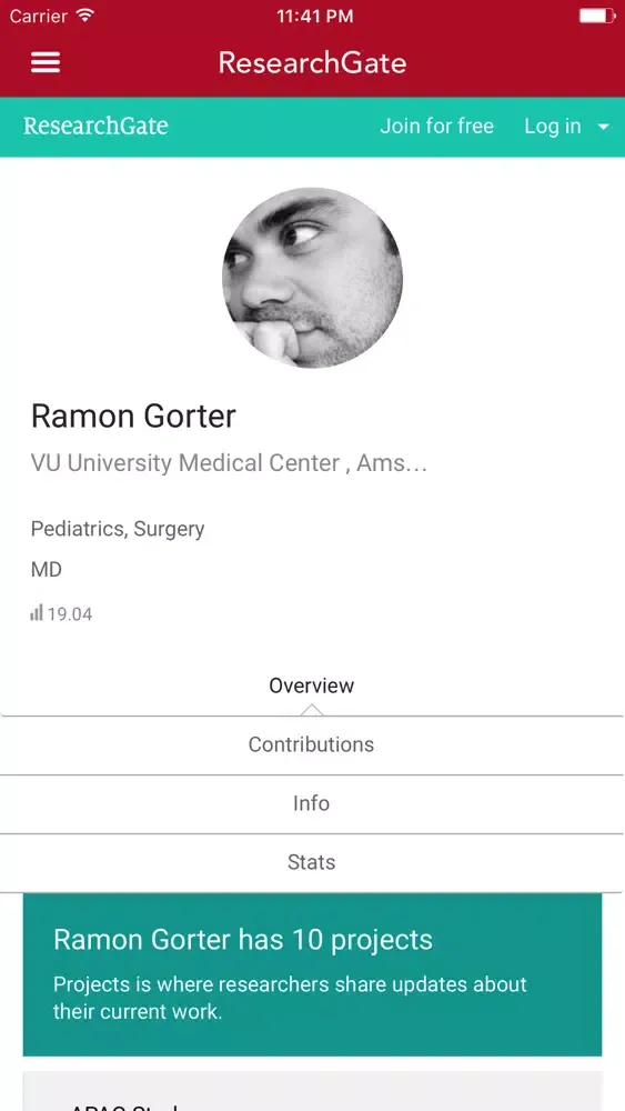 Captures d'écran de PhD App Gorter