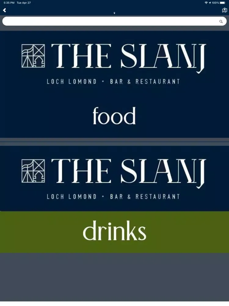 Скриншоты The Slanj Loch Lomond iPad 