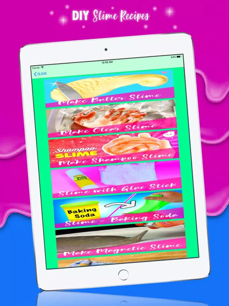 Zrzuty ekranu DIY Slime : How To Make Slime iPad 
