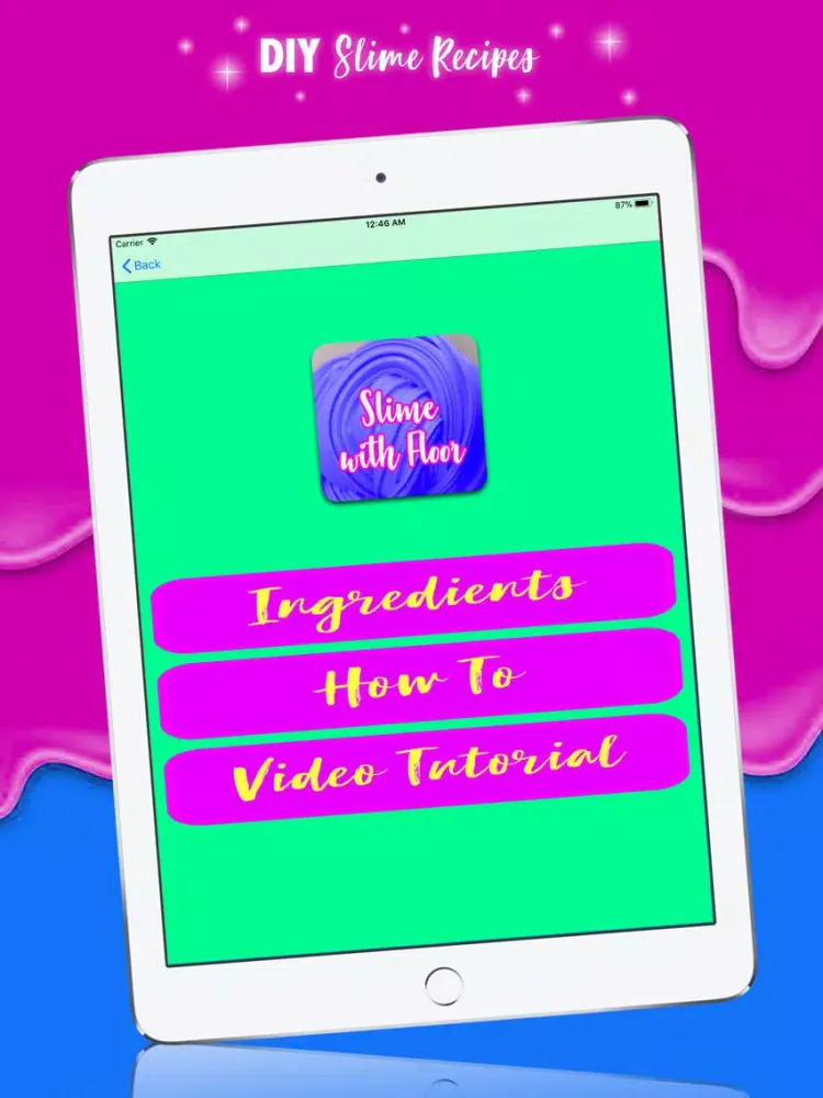 Zrzuty ekranu DIY Slime : How To Make Slime iPad 