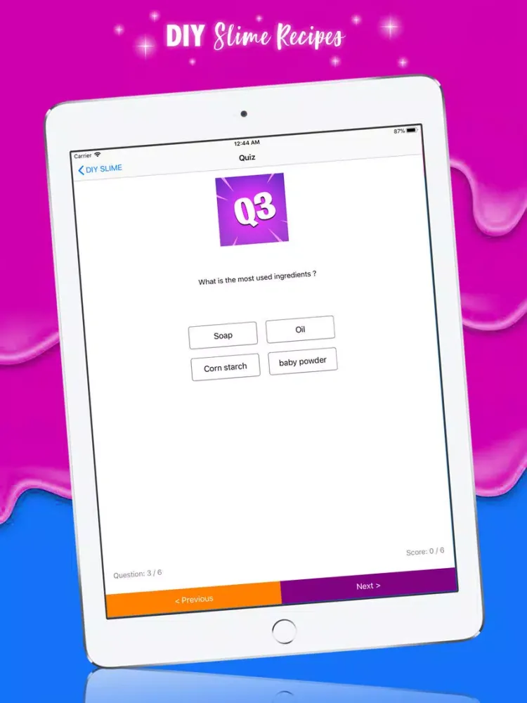 Zrzuty ekranu DIY Slime : How To Make Slime iPad 