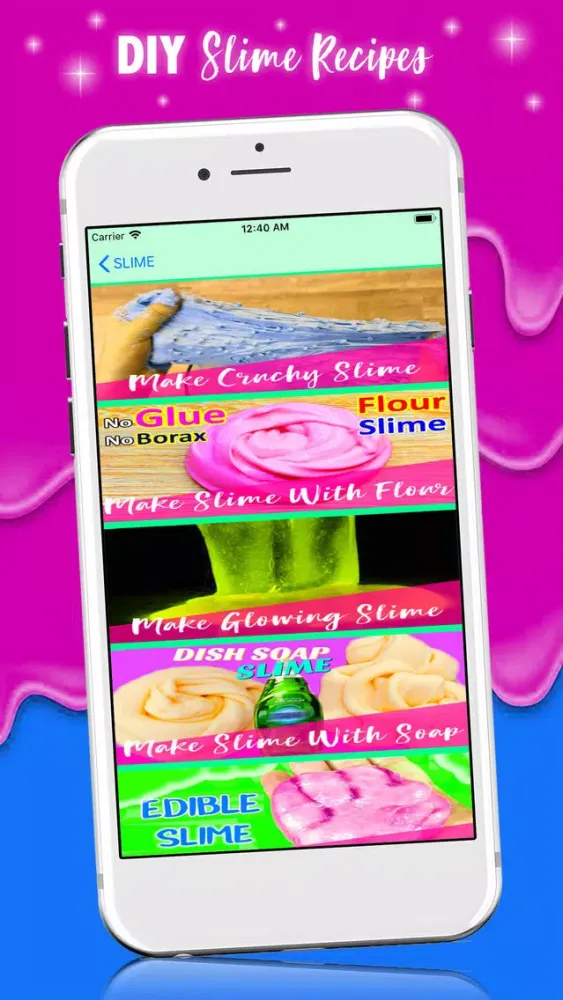 Zrzuty ekranu DIY Slime : How To Make Slime