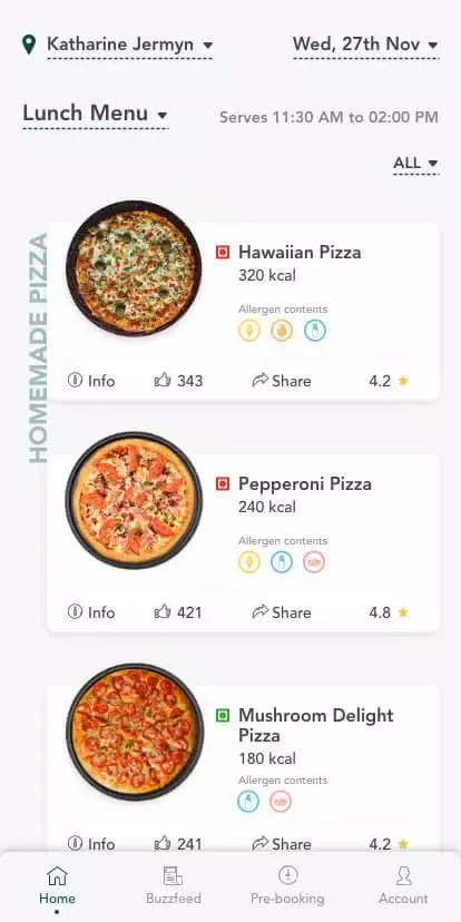 Food4ME سکرین شاٹس
