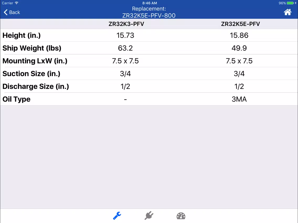 Copeland X-Ref iPad  Screenshots
