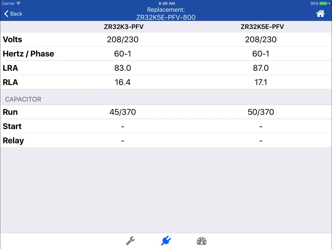 Copeland X-Ref iPad 应用截图