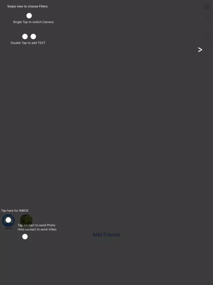 Captures d'écran de Quikchat Photo Video camera iPad 