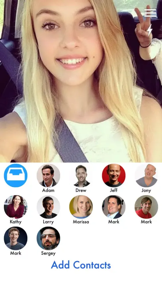 Captures d'écran de Quikchat Photo Video camera