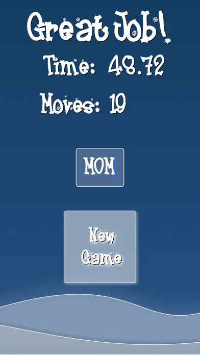 Tangkapan layar Frosty Snow Match