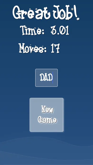 Tangkapan layar Frosty Snow Match