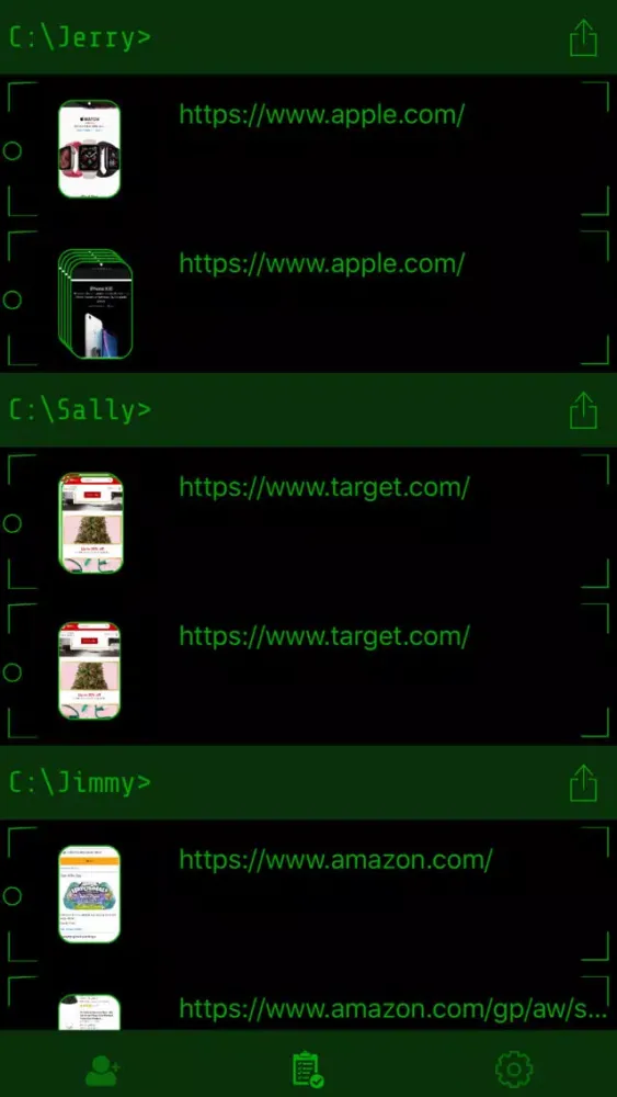 Tangkapan layar GSD Christmas List