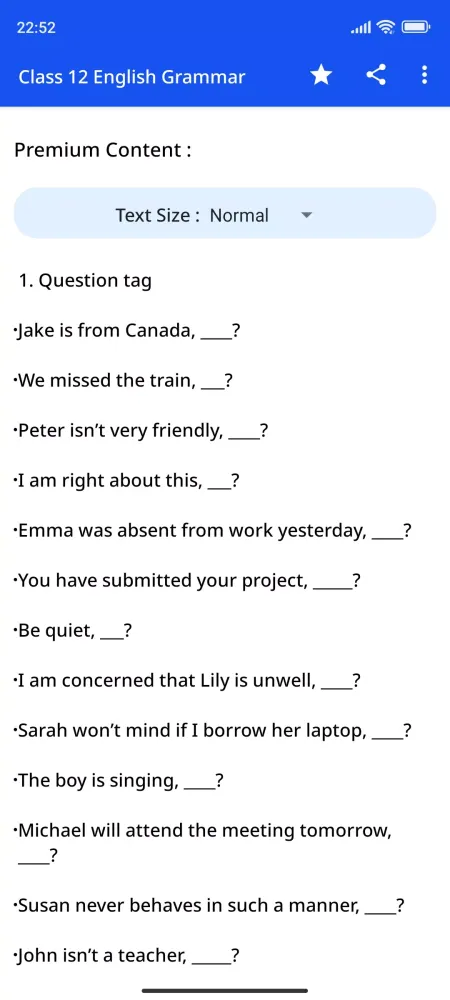 Скриншоты Class 12 English Grammar 2081