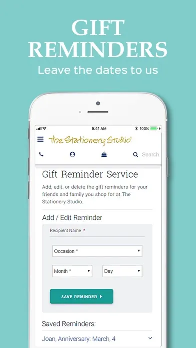 The Stationery Studio スクリーンショット