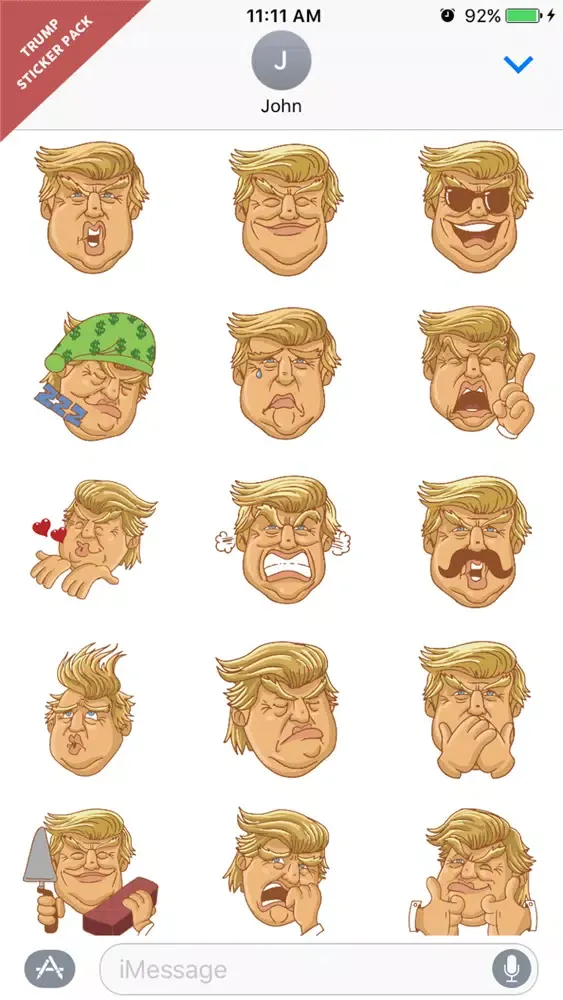 The President Stickers - Trump Ekran Görüntüleri