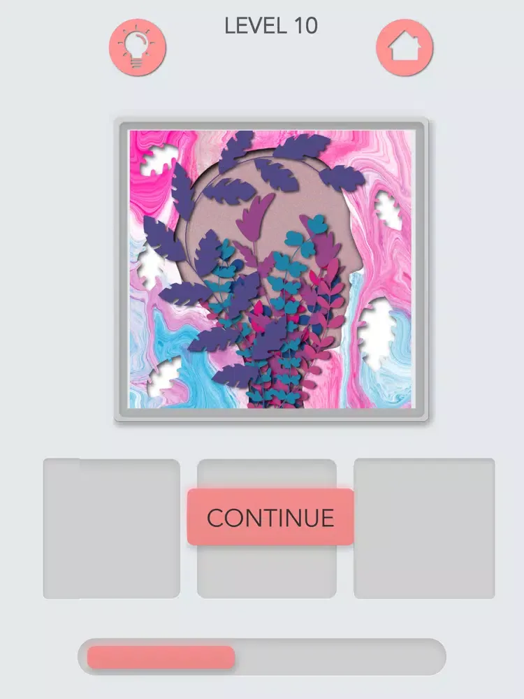 PaperCut Puzzle iPad  Screenshots