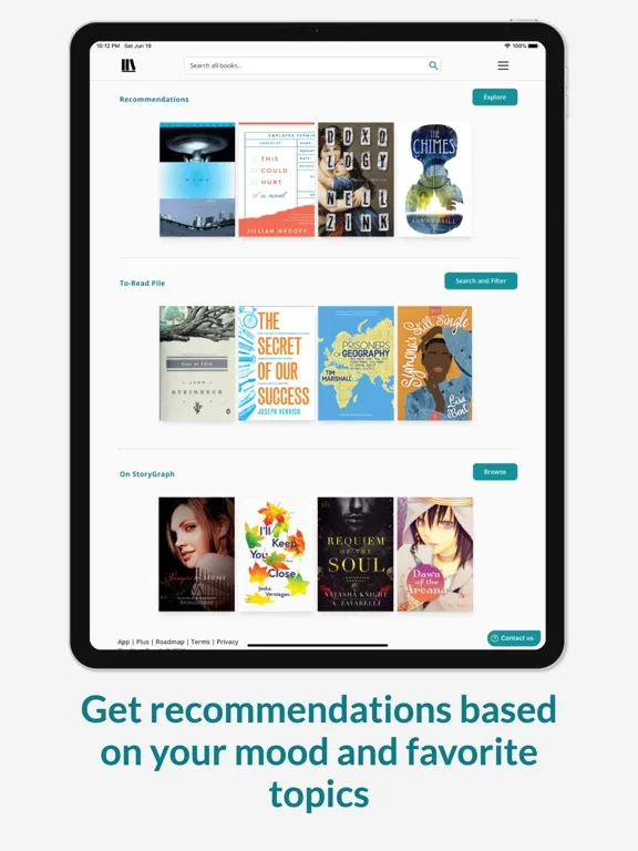 Zrzuty ekranu StoryGraph: Reading Tracker iPad 