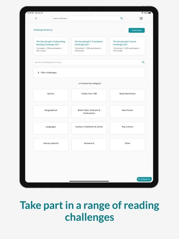 Zrzuty ekranu StoryGraph: Reading Tracker iPad 