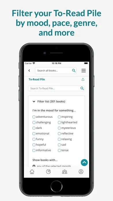 Zrzuty ekranu StoryGraph: Reading Tracker