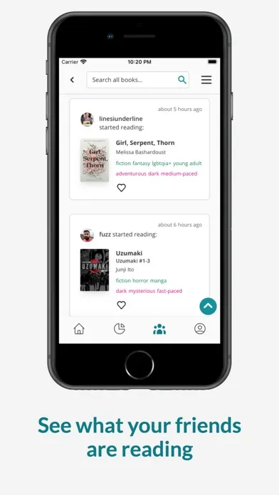 Zrzuty ekranu StoryGraph: Reading Tracker
