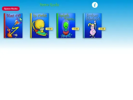 Space Rocks storybook iPad  Screenshots