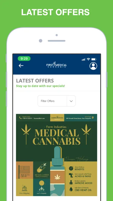 Zrzuty ekranu First Medical Cannabis