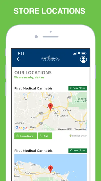 Zrzuty ekranu First Medical Cannabis